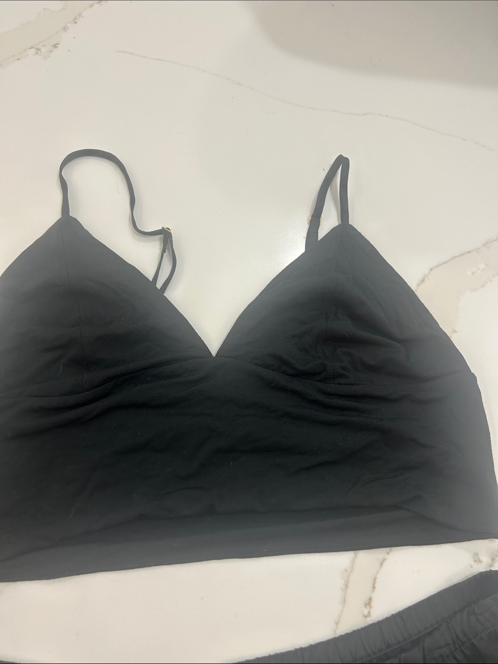 Victoria's Secret Black Bralette & Shorts Lounge Set - Picture 3 of 4